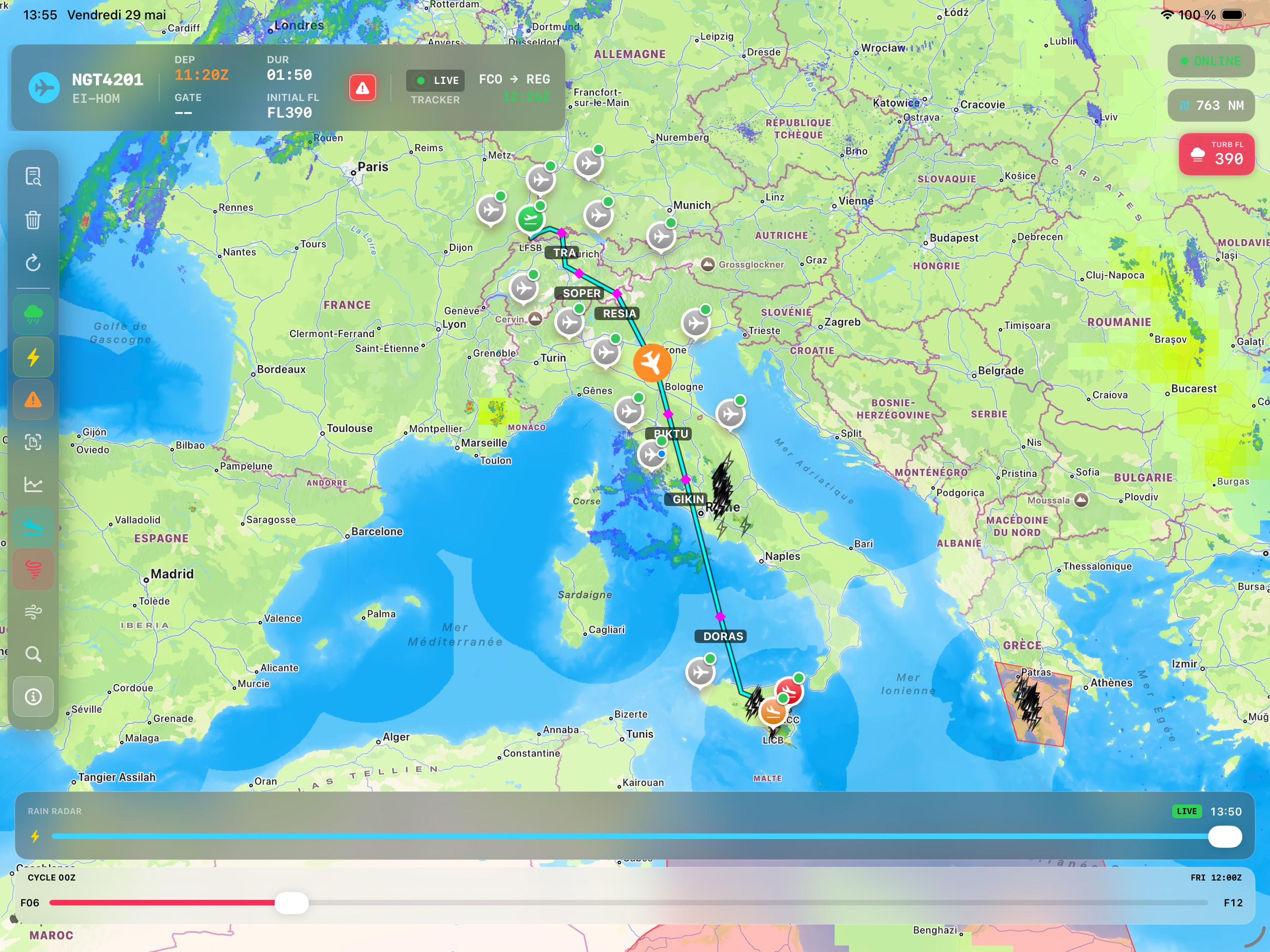 NaviGate on iPad — situational awareness for pilots